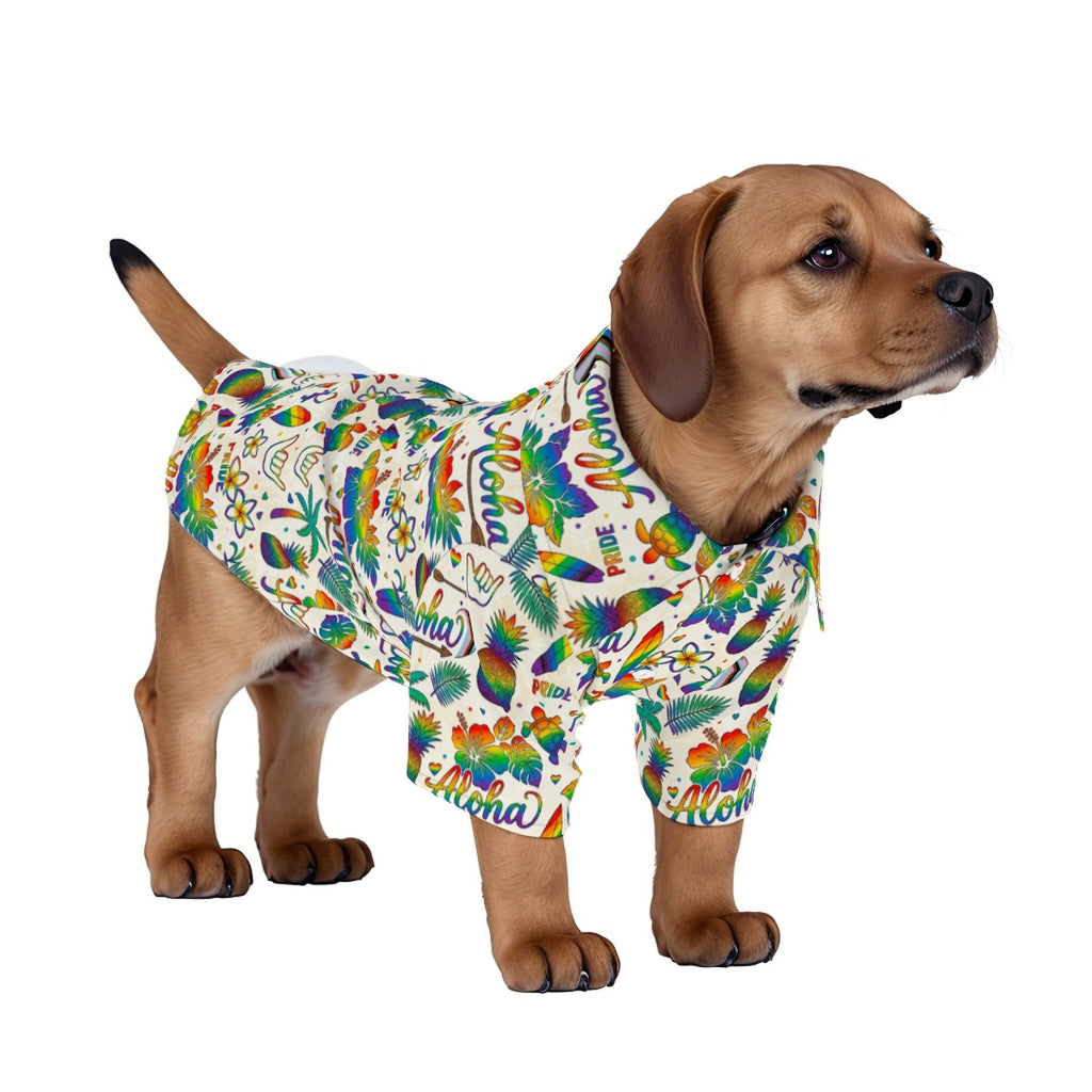 Aloha Pride All-Over Print Pet Shirt