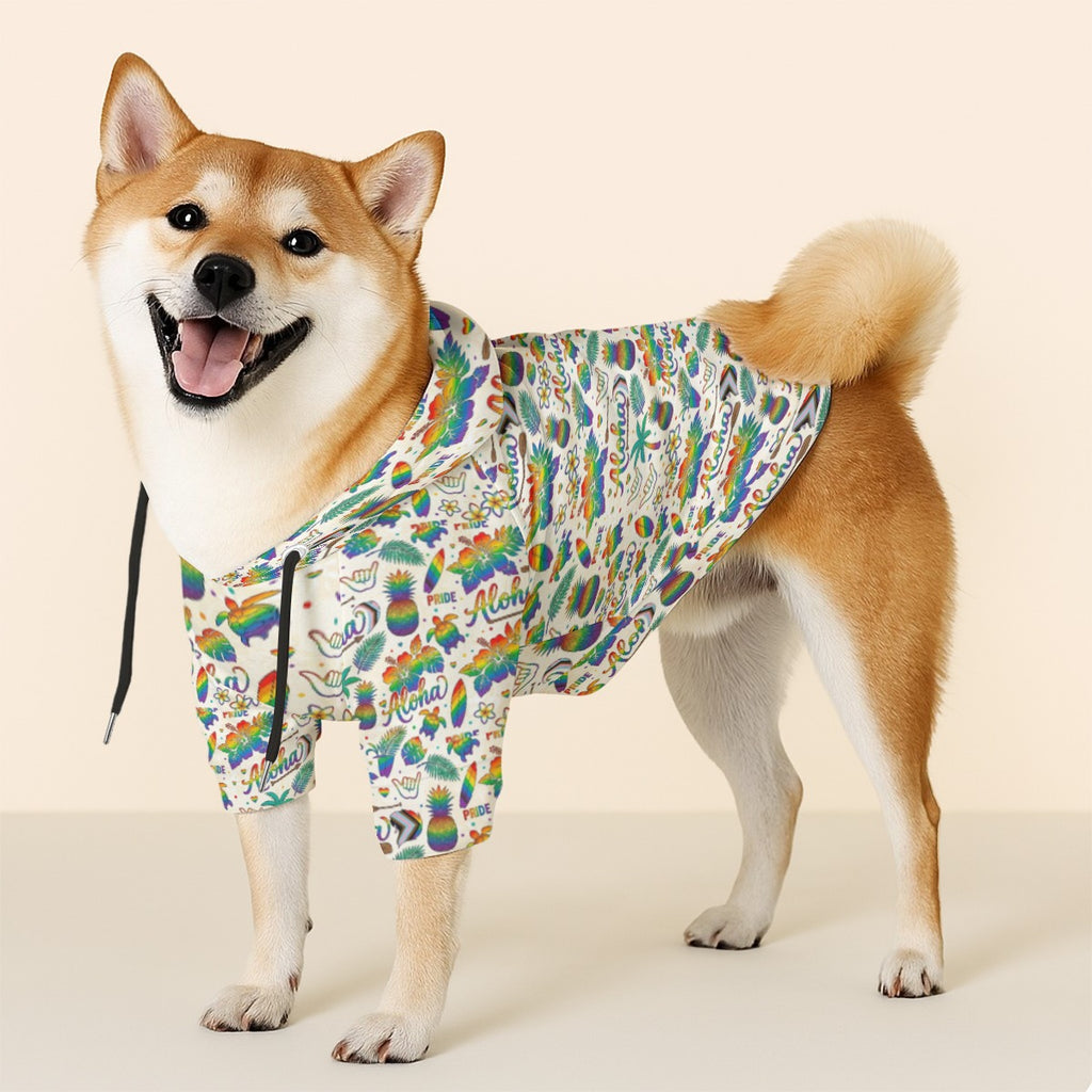 Aloha Pride All-Over Print Hooded Sweatshirt