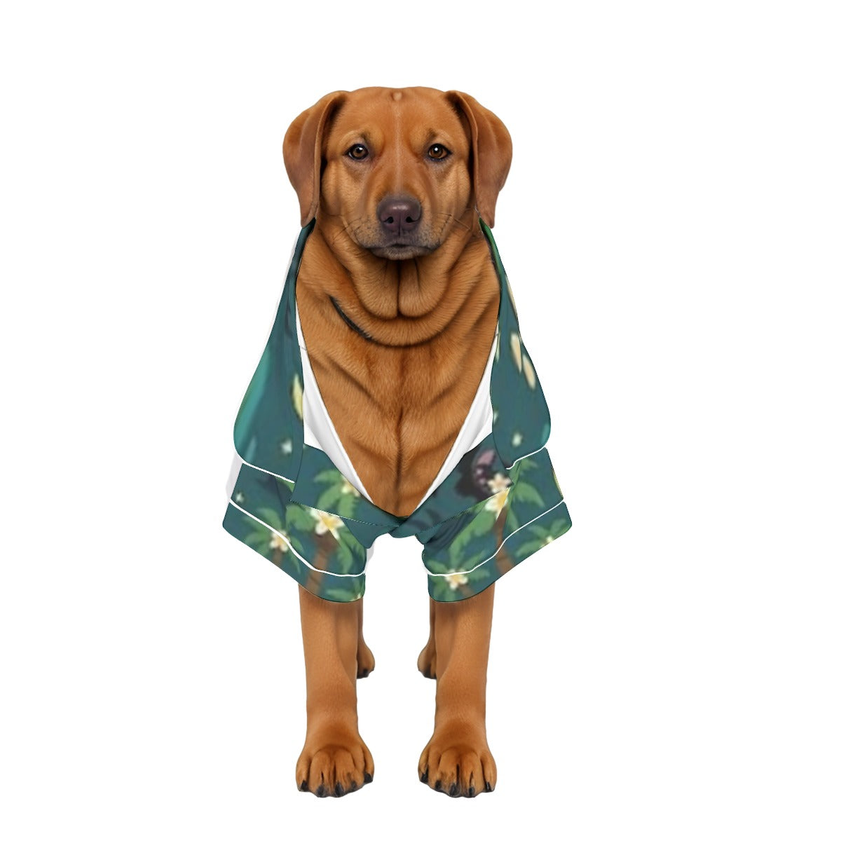 Palm Tree Bat Cave All-Over Print Large Pajamas