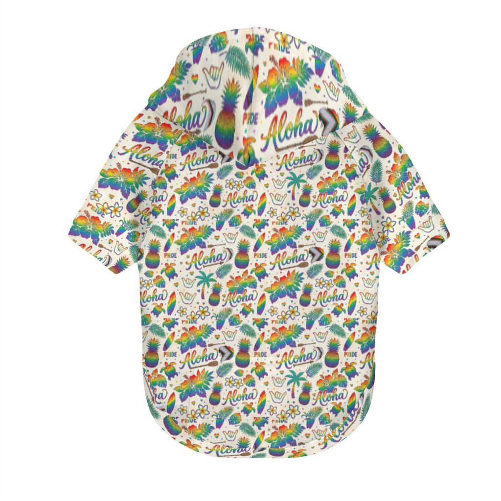Aloha Pride All-Over Print Pullover Hoodie