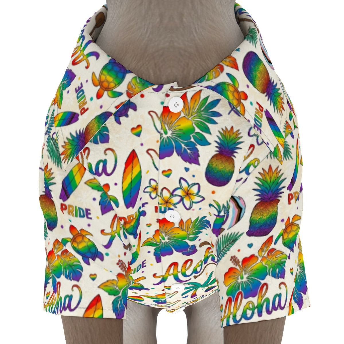 Aloha Pride All-Over Print Pet Shirt