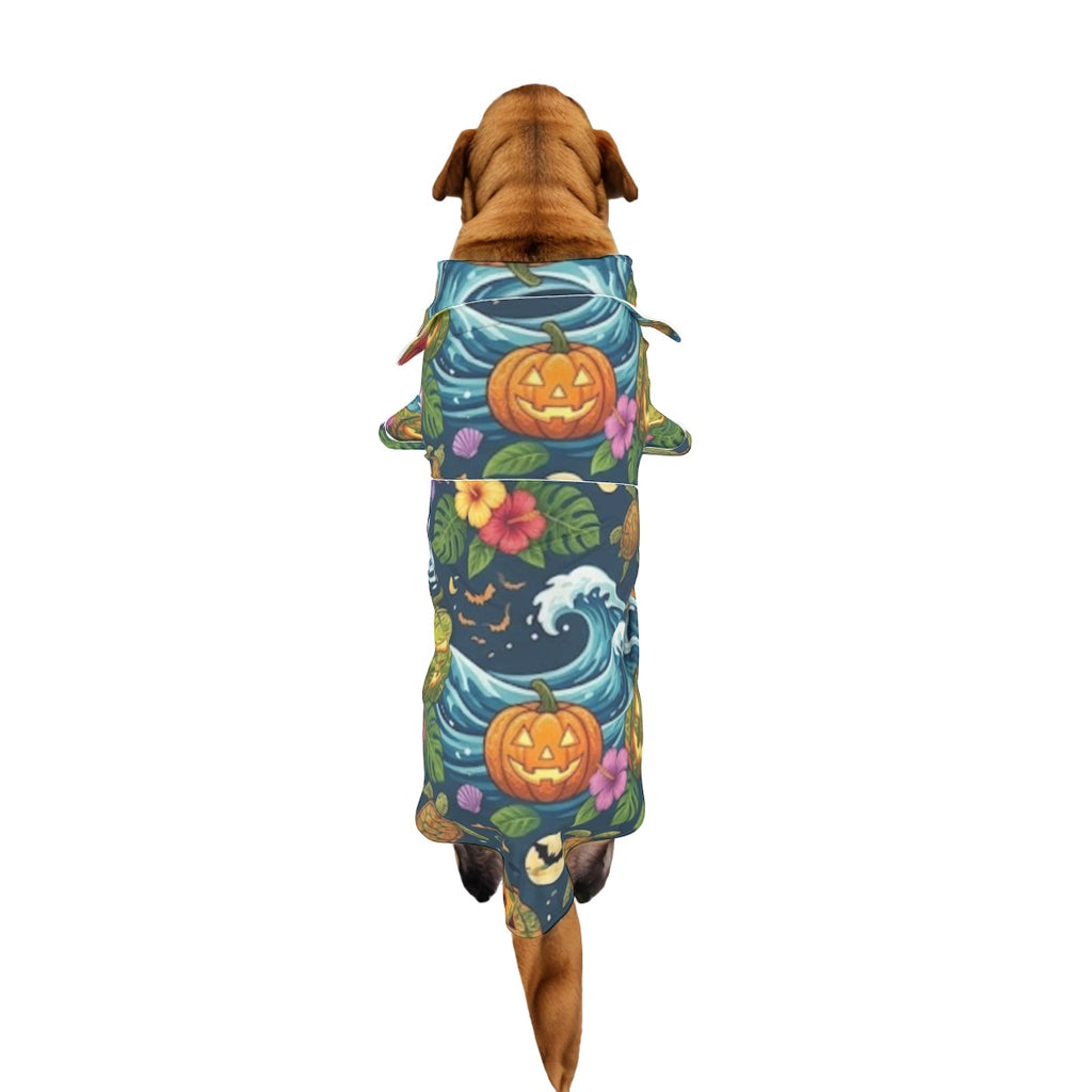 Multi-Element Halloween Aloha All-Over Print Large Pajamas