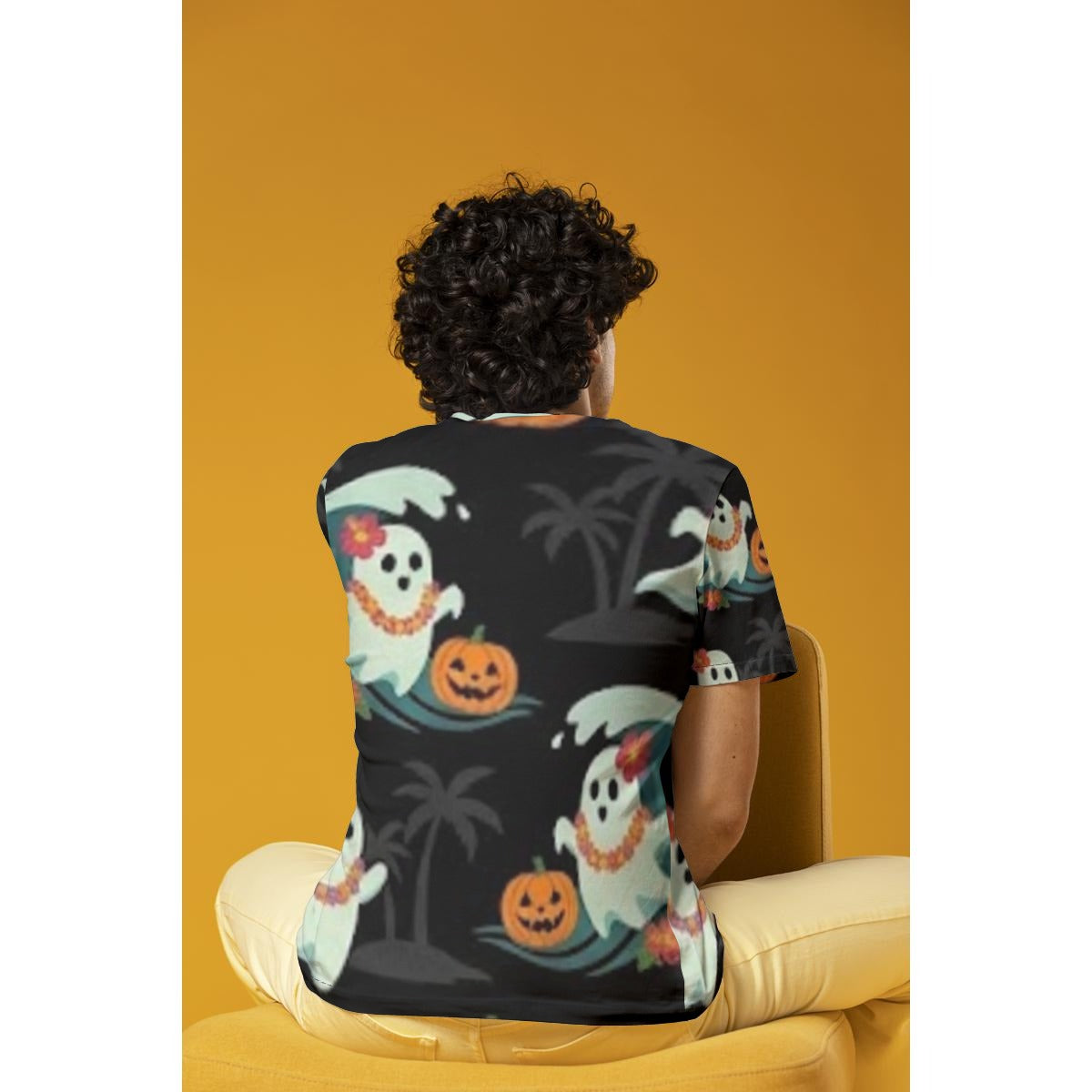 The Ghost Wave All-Over Print Adult Unisex O-Neck T-Shirt