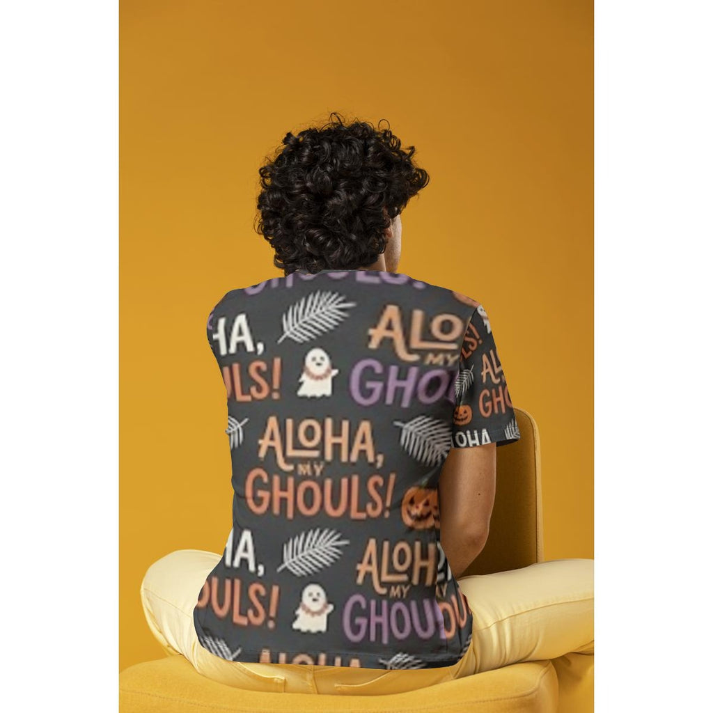 Aloha My Ghouls! All-Over Print Adult Unisex O-Neck T-Shirt