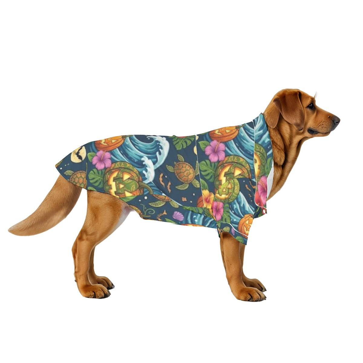 Multi-Element Halloween Aloha All-Over Print Large Pajamas