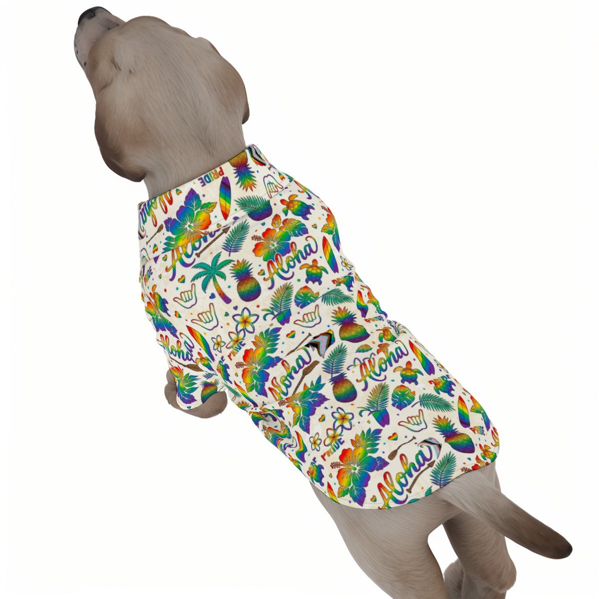 Aloha Pride All-Over Print Pet Shirt