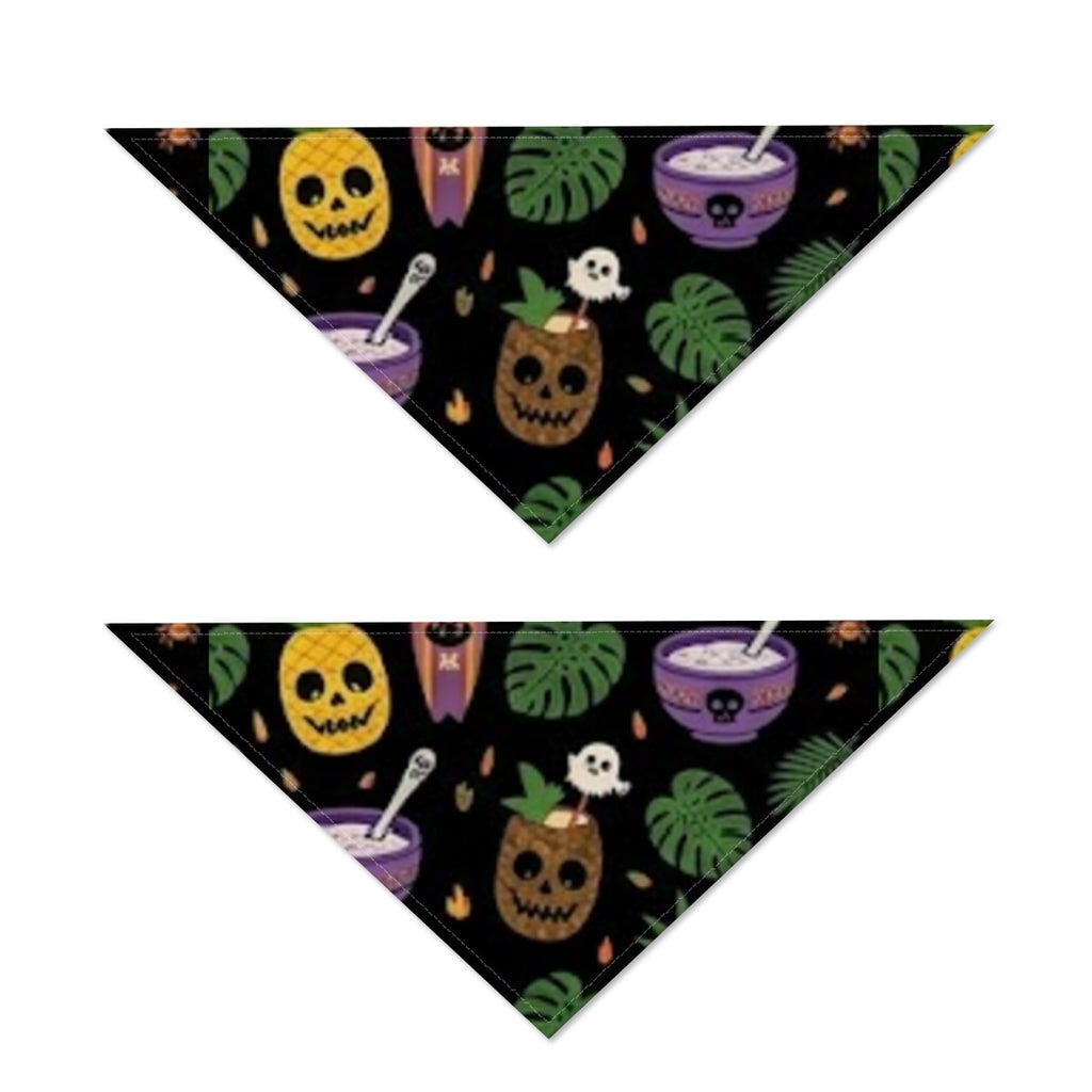 Tiki Ghouls Feast All-Over Print Pet's Scarf