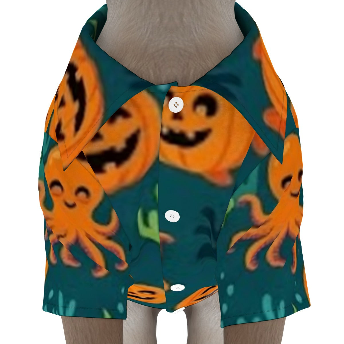 Spooky Reef Party All-Over Print Pet’s Hawaiian Shirt