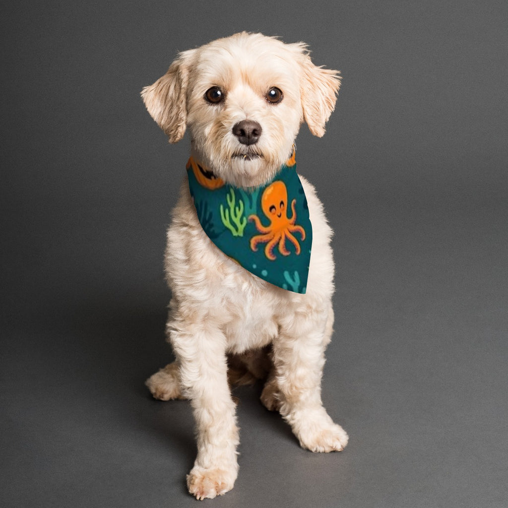 Spooky Reef Party All-Over Print Pet's Scarf
