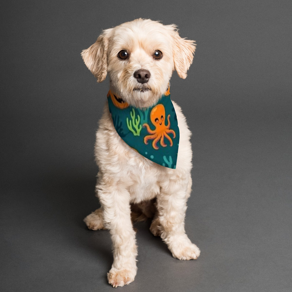 Spooky Reef Party All-Over Print Pet's Scarf