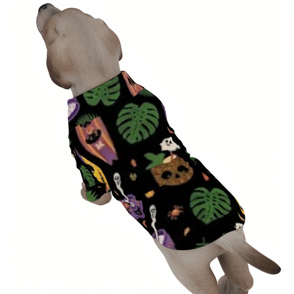 Tiki Ghouls Feast All-Over Print Pet’s Hawaiian Shirt